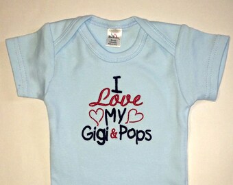 i love my gigi onesie