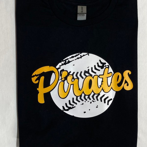 Pirates Baseball Shirt Etsy