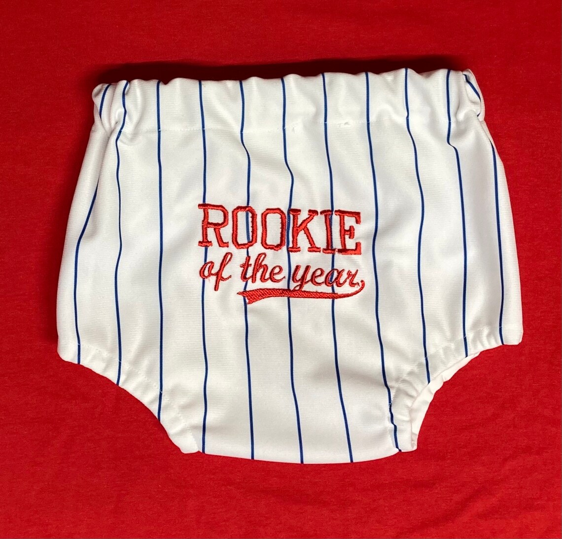 Rookie of the Year Baseball Diaper Cover Suspenders and Bow Etsy