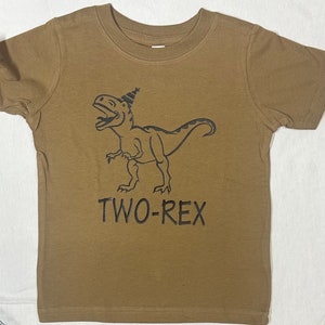 Two-Rex birthday shirt