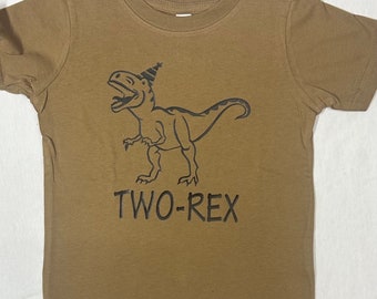 Koszulka urodzinowa Two-Rex