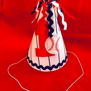 Baseball birthday hat