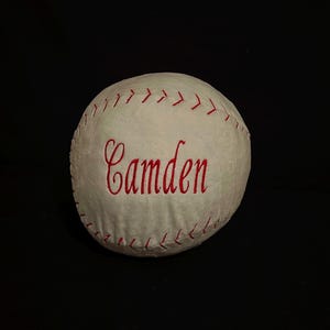 Baseball pillow