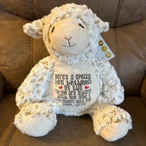 Personalized memorial stuffed animal