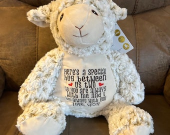 Personalized memorial stuffed animal