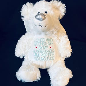 Ängelbjörn med vingar gosedjur bild 2