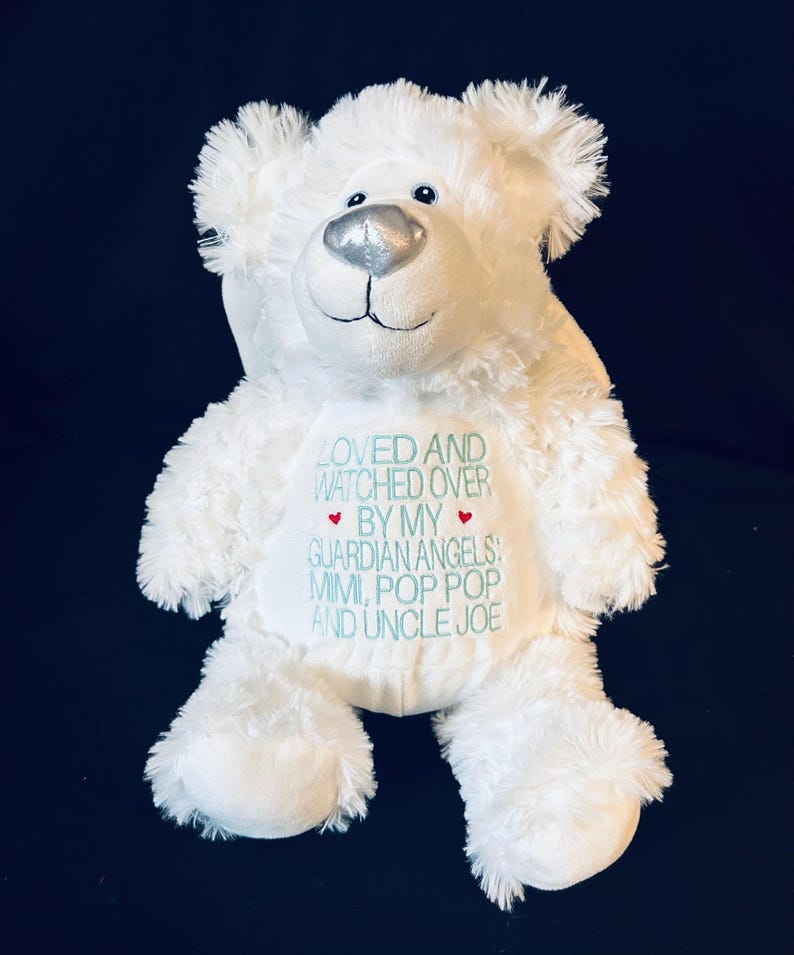 Ängelbjörn med vingar gosedjur bild 2