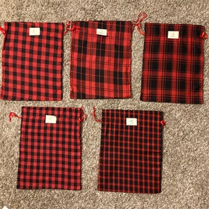 Custom monogrammed Christmas sack
