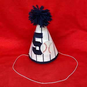 Baseball birthday hat