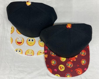 Infant/toddler smiley face cap