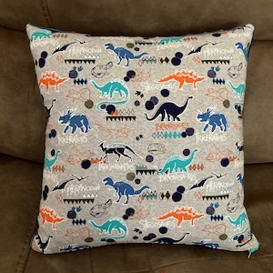 Dinosaur pillow