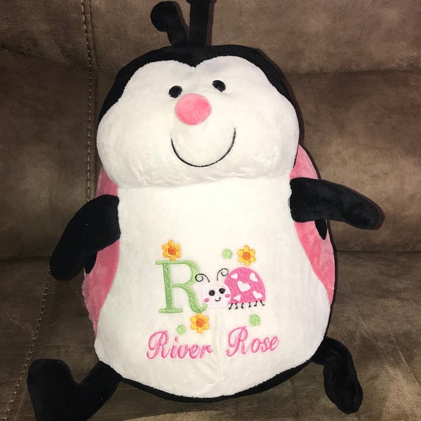 Mariquita de peluche personalizada