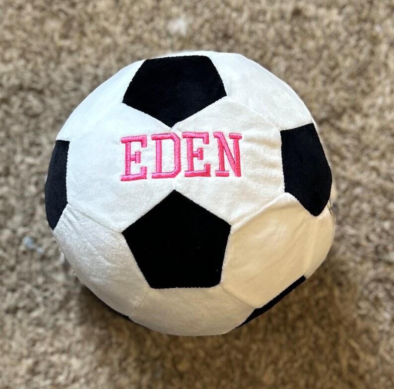 Stuffed Ball Personalized Stuffed Soccer Ball - Etsy