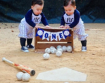 Pinstripe toddler baseball pants