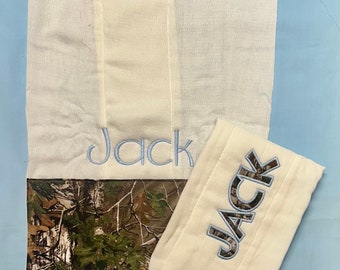 Individuell applizierte camo Spucktücher