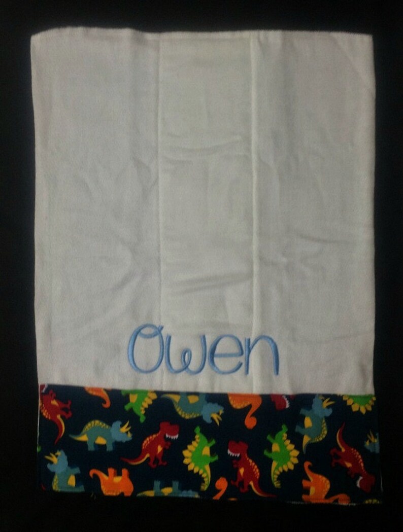 Custom Appliqued Burp Cloths Etsy