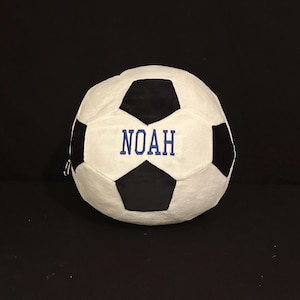 Personalized soccer pillow