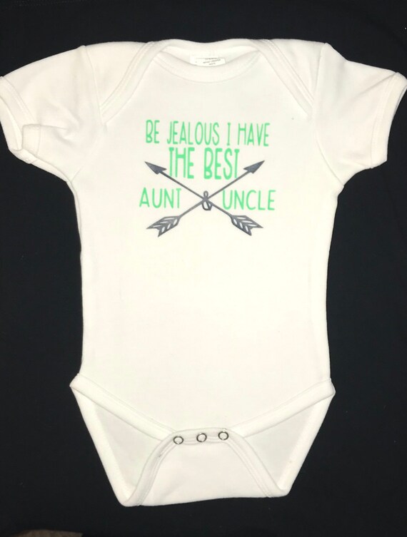 6mo Thru 7t Be Jealous I Have The Best Aunt Uncle Baby Kid T-shirt Tee 