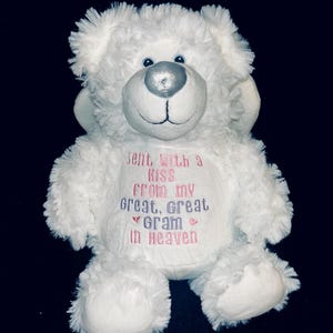 Ängelbjörn med vingar gosedjur bild 1