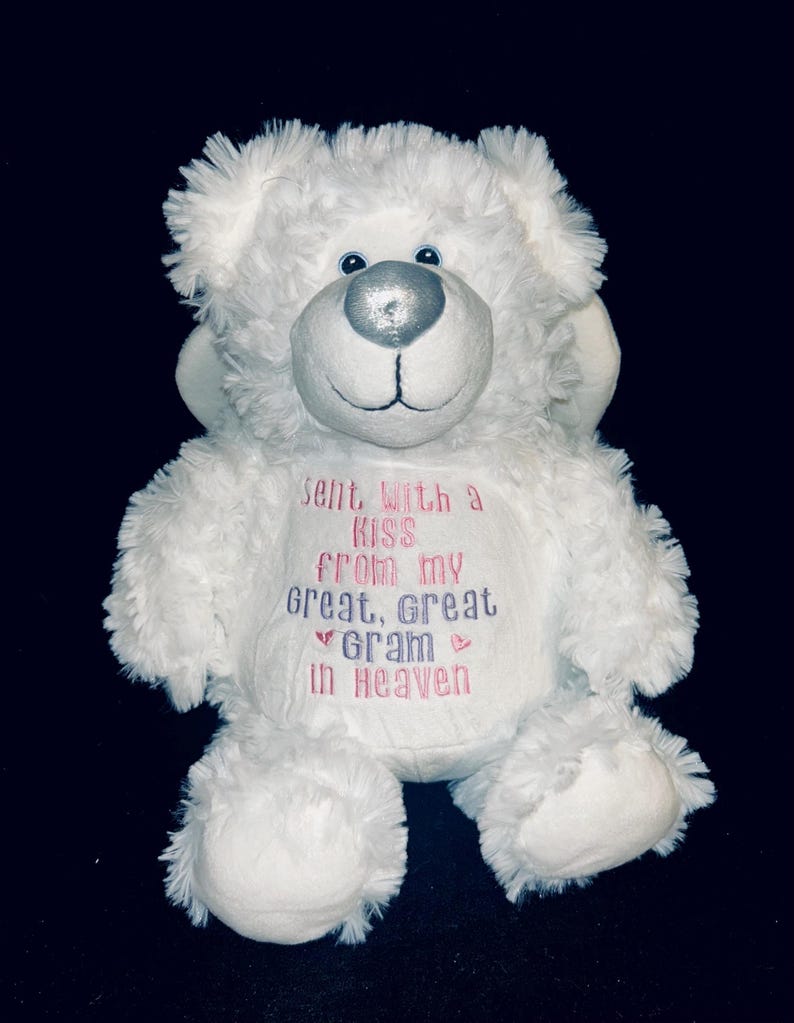 Ängelbjörn med vingar gosedjur bild 1