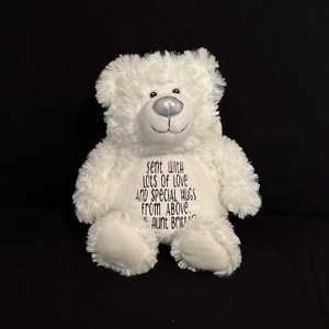 Ängelbjörn med vingar gosedjur bild 3