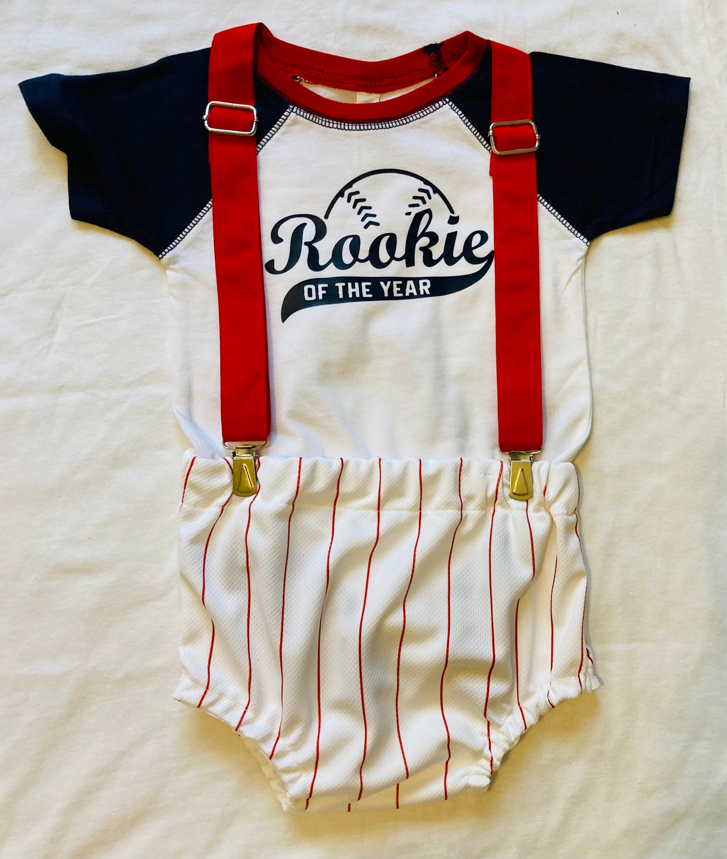 Baseball Diaper Cover With Suspenders Etsy