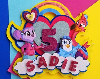 Adorno para tarta de Disney Junior, adorno para tarta de Disney TOTS