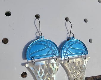 Basketball and net UNC