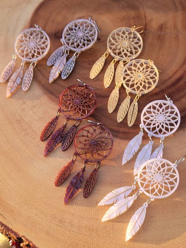 Small Dream Catcher Earrings 2024 | favors.com