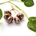 5 Metallic Brown Beads, Disk Beads, Ceramic Art Beads, Handmade Clay Beads, Rustic Beads, Jewelry Supplies, Artisan Beads