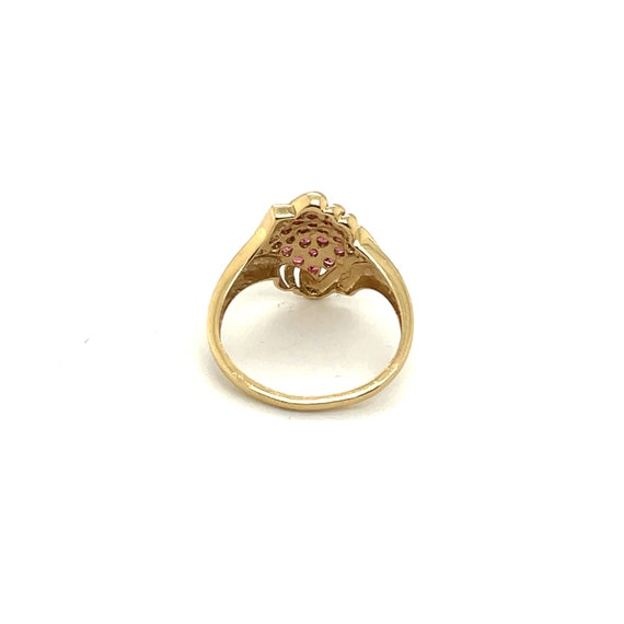 14K Yellow Gold Ruby Statement Ring APEX13406 - image 3