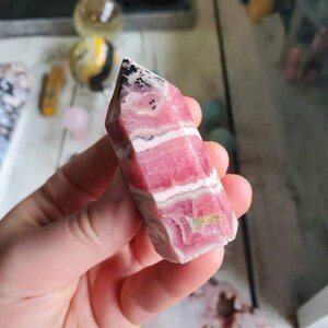 Rhodochrosite tower