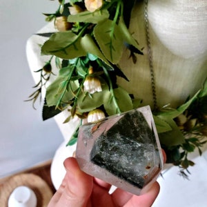 garden quartz tower, chlorite quartz tower, lodolite quartz tower, phantom quartz tower, garden quartz cupcake, chlorite quartz cupcake
