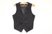 Black Sreampunk Vest Vintage MENS Black Suit VEST . Classic Dapper Gentleman Formal Wedding Groom Prom Waistcoat Satin Back . Small
