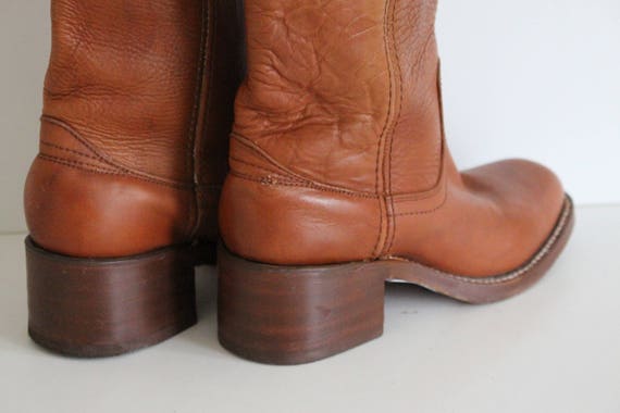 Braun Cowboy Stiefel Vintage Leder vom Büffel Womens Western Stiefel ziehen auf Tan braun Reiten Stiefel Hippie Boho Festival Uk 3,5 Eu 36 uns 5,5 Braun Cowboy Stiefel Vintage Leder vom Büffel Womens Western Stiefel ziehen auf Tan braun Reiten Stiefel Hippie Boho Festival Uk 3,5 Eu 36 uns 5,5