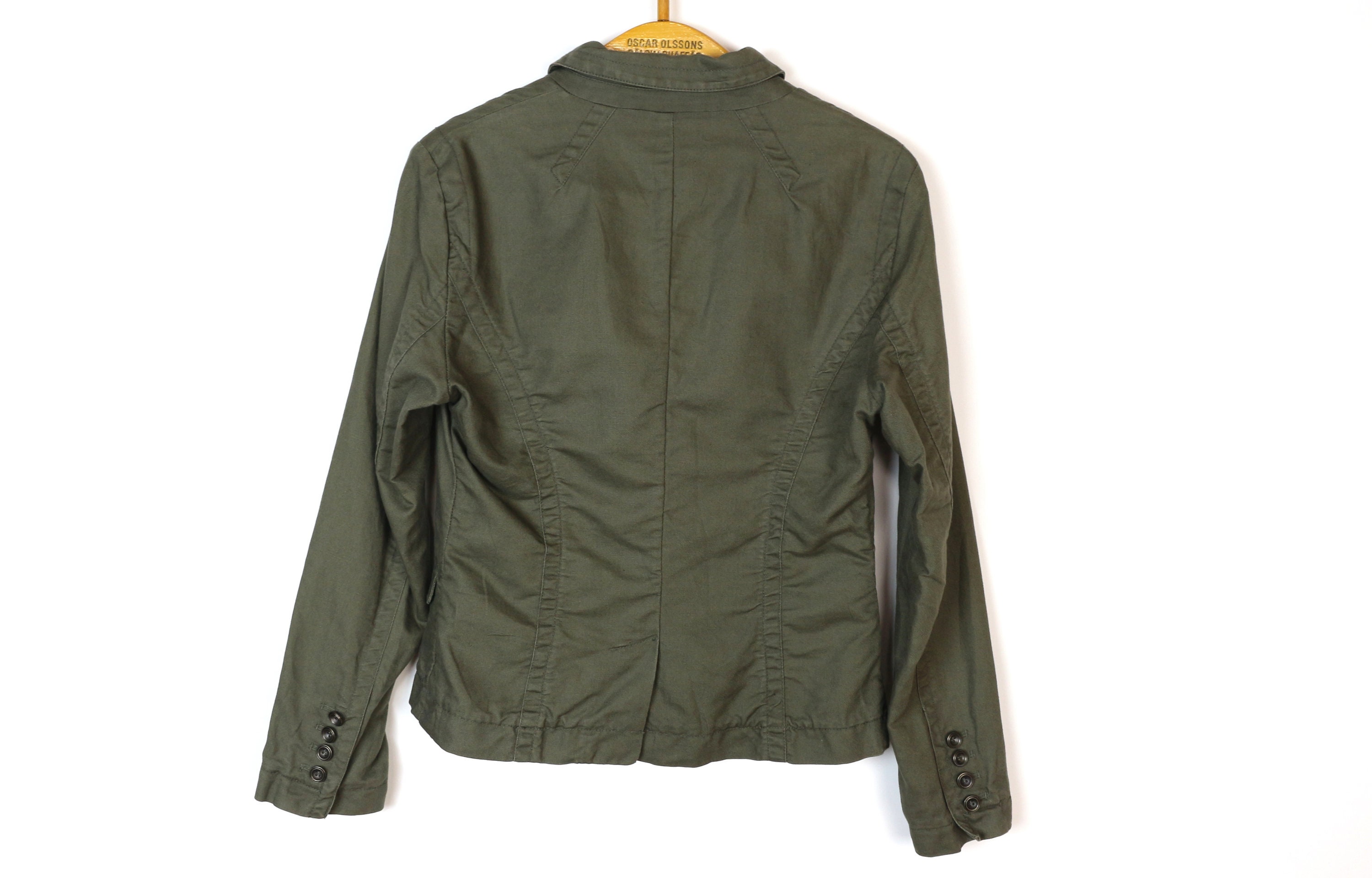 Linen Jacket Khaki Green Gray Linen Blazer Womens Khaki Linen Blazer