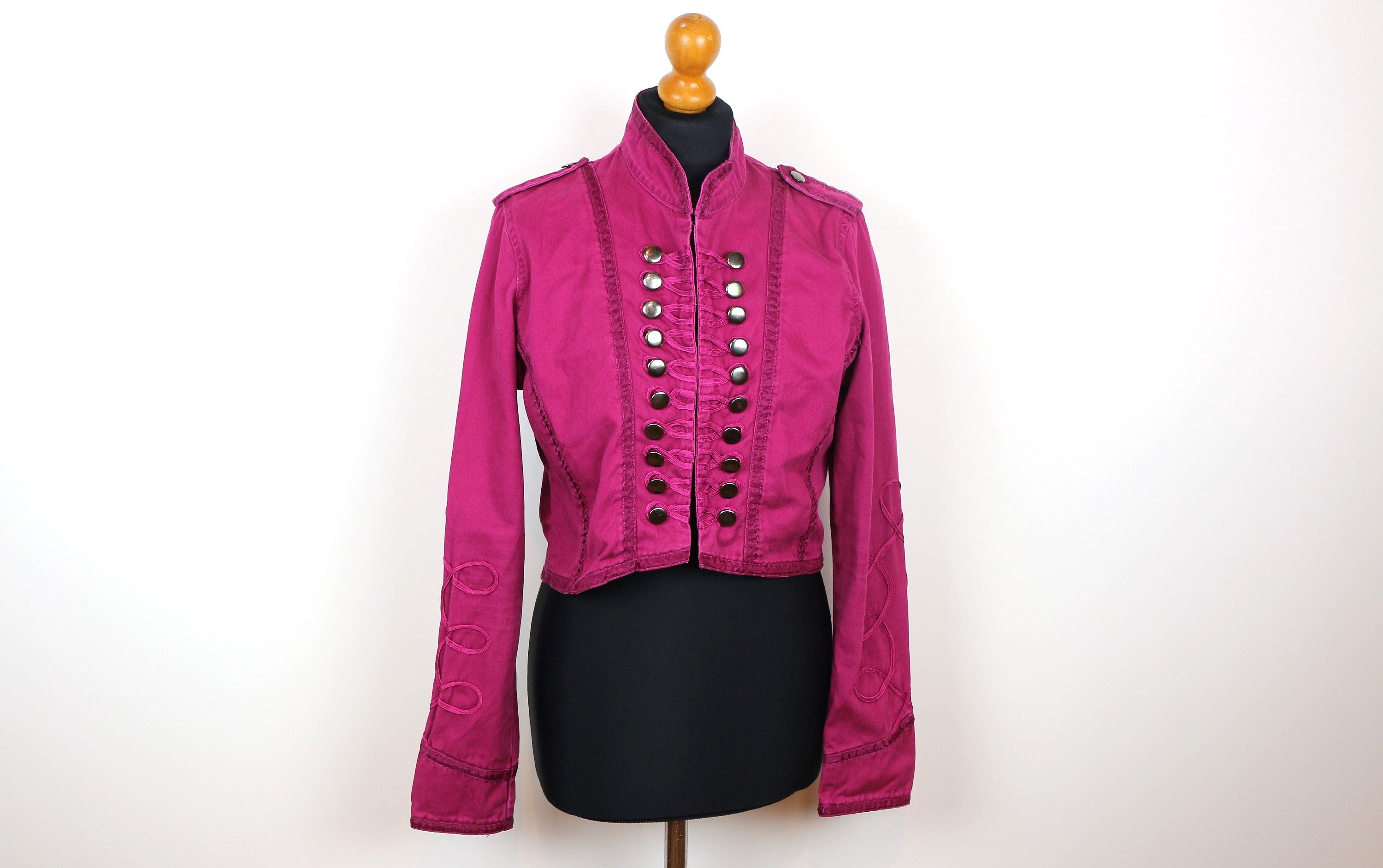 Pink Military Blazer - Etsy