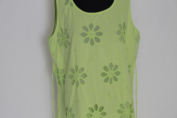 lime green jumper dress