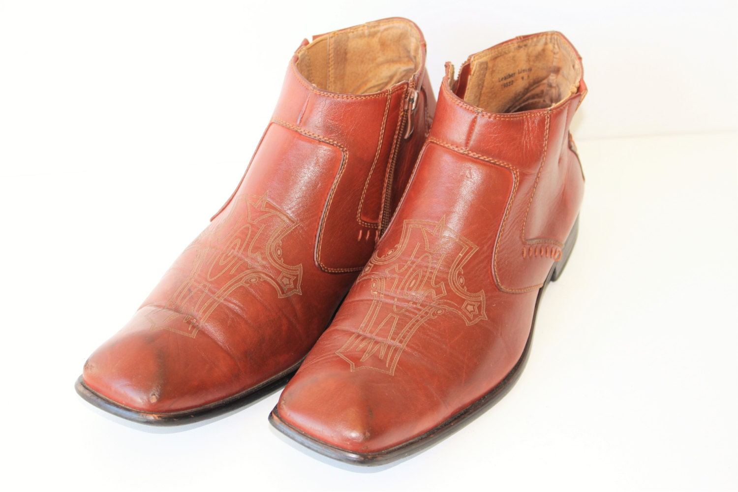 Zapatos Zapatos para hombre Botas Botas de vestir Botas Jeffery west con tachuelas negras talla uk 8 