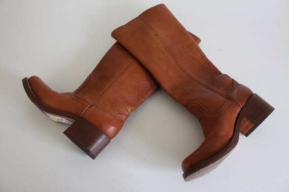 Braun Cowboy Stiefel Vintage Leder vom Büffel Womens Western Stiefel ziehen auf Tan braun Reiten Stiefel Hippie Boho Festival Uk 3,5 Eu 36 uns 5,5 Braun Cowboy Stiefel Vintage Leder vom Büffel Womens Western Stiefel ziehen auf Tan braun Reiten Stiefel Hippie Boho Festival Uk 3,5 Eu 36 uns 5,5