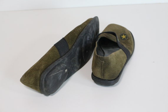 ROOTS Shoes Vintage Mary Jane Pumps  Khaki Flat M… - image 5