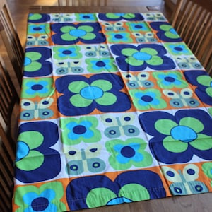 Marjatta Seppala Apia Design Fabric 1.5 Yards Vintage 70s