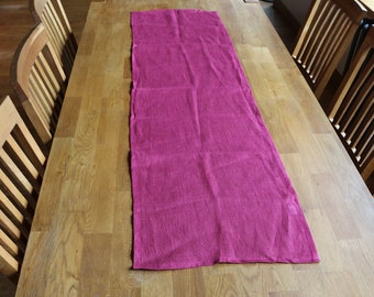 Vintage Table Runner Vine Red Tablecloth Scandinavian Home Decor  Cottage chic 57"x 17"