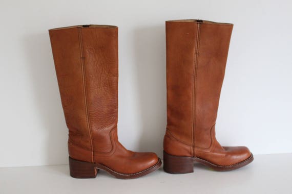 Braun Cowboy Stiefel Vintage Leder vom Büffel Womens Western Stiefel ziehen auf Tan braun Reiten Stiefel Hippie Boho Festival Uk 3,5 Eu 36 uns 5,5 Braun Cowboy Stiefel Vintage Leder vom Büffel Womens Western Stiefel ziehen auf Tan braun Reiten Stiefel Hippie Boho Festival Uk 3,5 Eu 36 uns 5,5