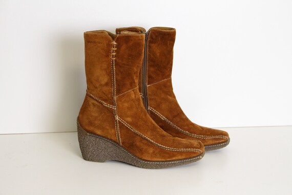 womens tan ankle boots uk