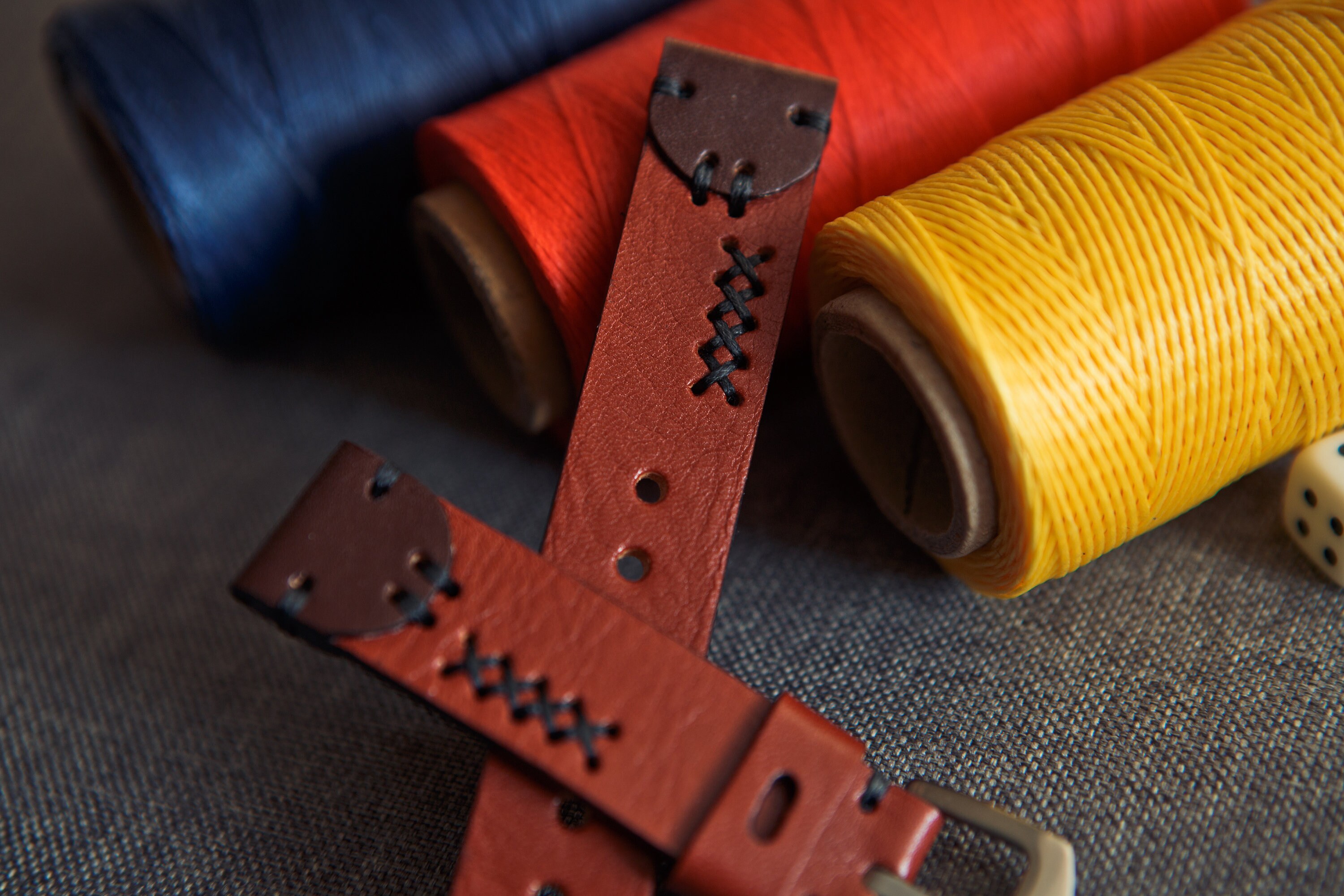 Leather Watch Strap Watch Strap Brown Wrist Watch Band Watch Etsy