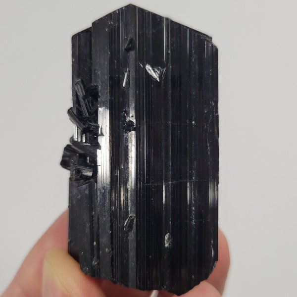 2.2" Black Tourmaline Schorl from Madagascar 80.14g