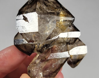 2.55&quot; Rare Enhydro DT Elestial Quartz Floater from the Uluguru Mountains of Morogoro Tanzania 84.20g
