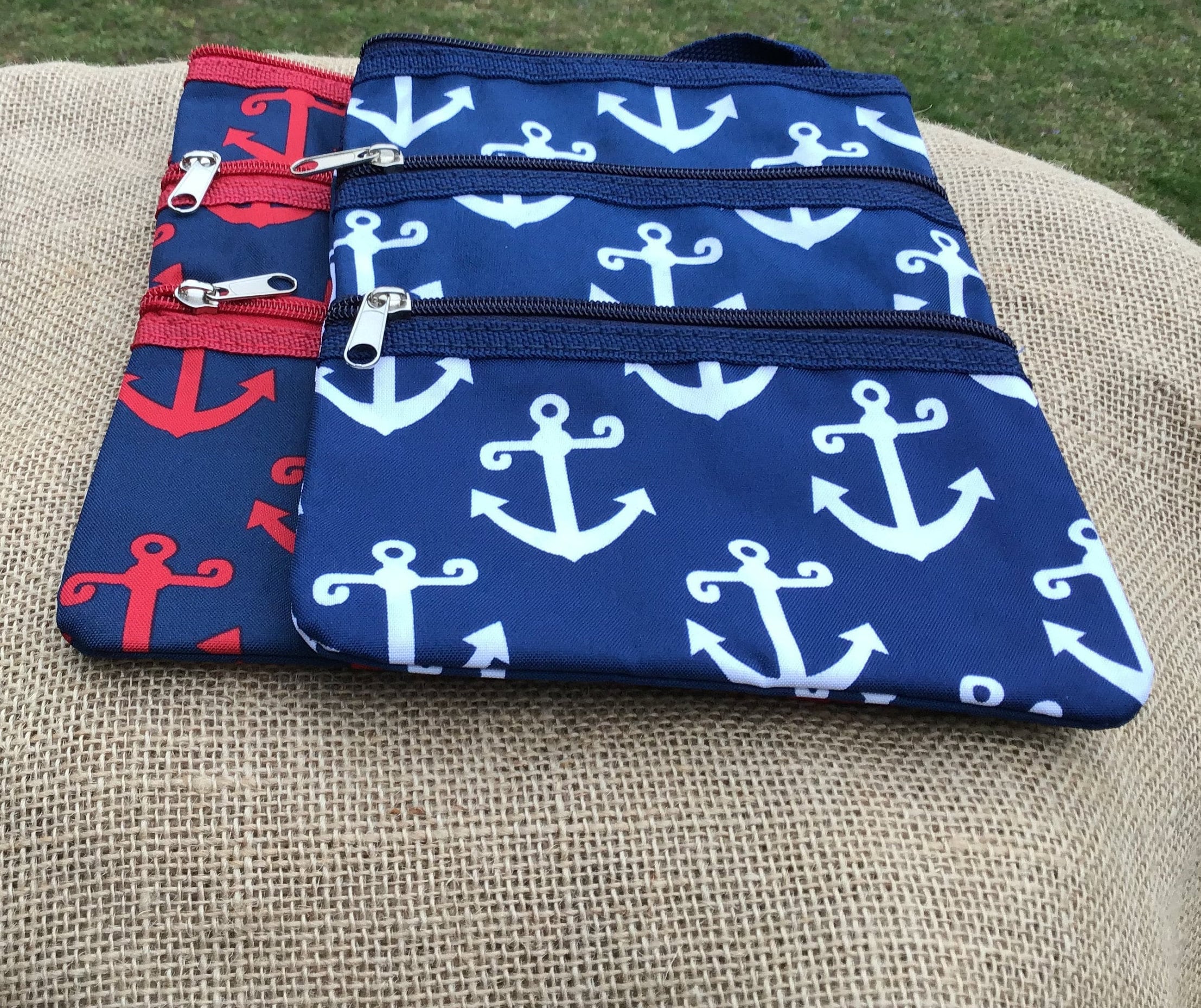 Nautical Crossbody Bag Anchor Purse Cruise Crossbody Navy Etsy