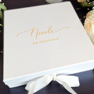 Bridesmaid Gift Box - Imperfect - Proposal Hamper - Personalised - Real Foil